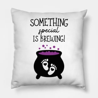 Something Special is Brewing, Halloween Costume for Pregnant Women Pillow