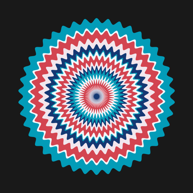 Retro Hippie Radial by n23tees