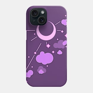 cute moon and stars Phone Case