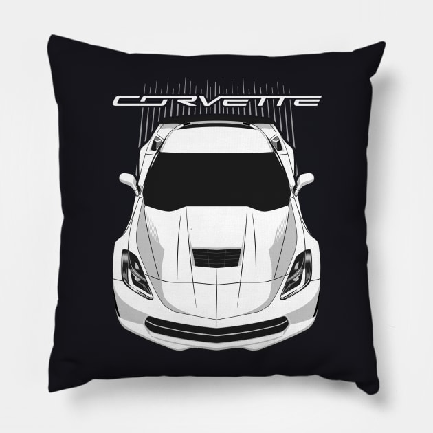 Corvette C7 - White Pillow by V8social