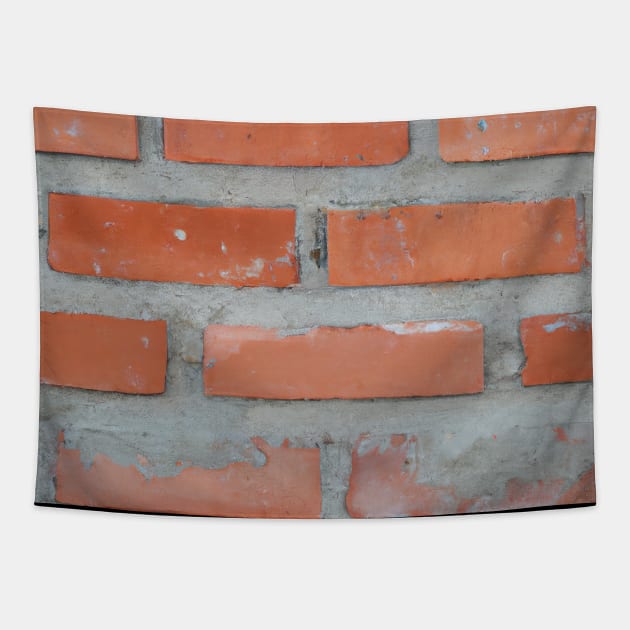 Brick Wall Tapestry by maxcode