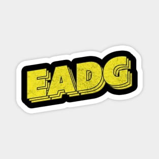 EADG // Bass Guitarist Gift Design Magnet