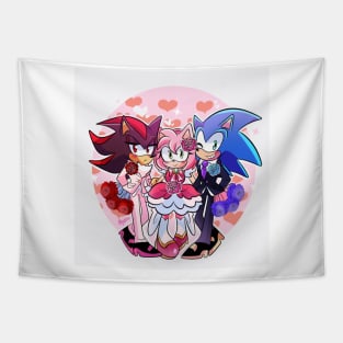 Shadow x amy x sonic Tapestry