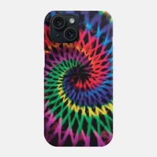 Reverse Spiral Neon Tie Dye Phone Case