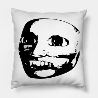 Fanged alien in Black Pillow