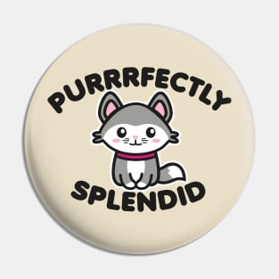 Perfectly Splendid Kawaii Cat Pin