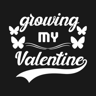 Growing My Valentine Valentines Day Gift Lovers-Relationship-valentine's day-Married-Kiss T-Shirt