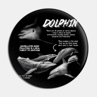 Dolphin Fun Facts Pin