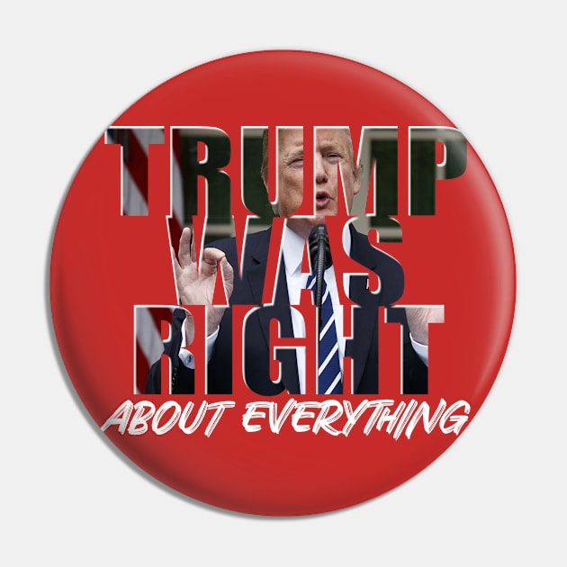 Trump for President Pin by GreenGuyTeesStore