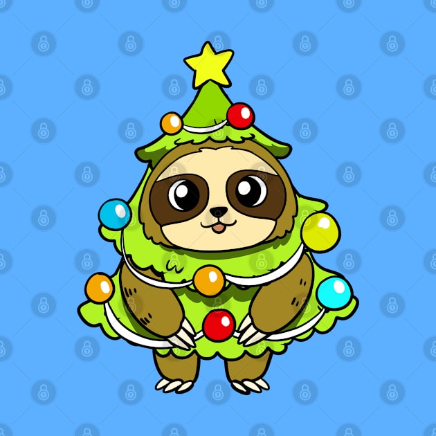 Christmas Sloth by WildSloths