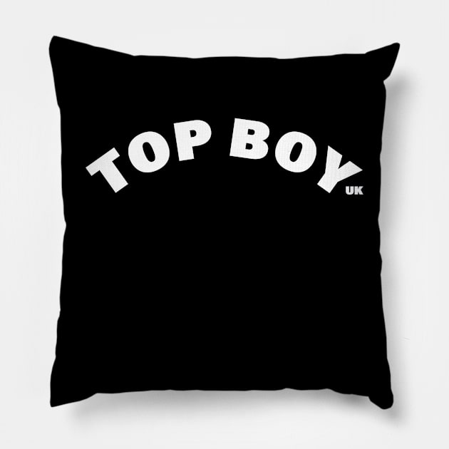 TOP BOY UK Pillow by Buff Geeks Art