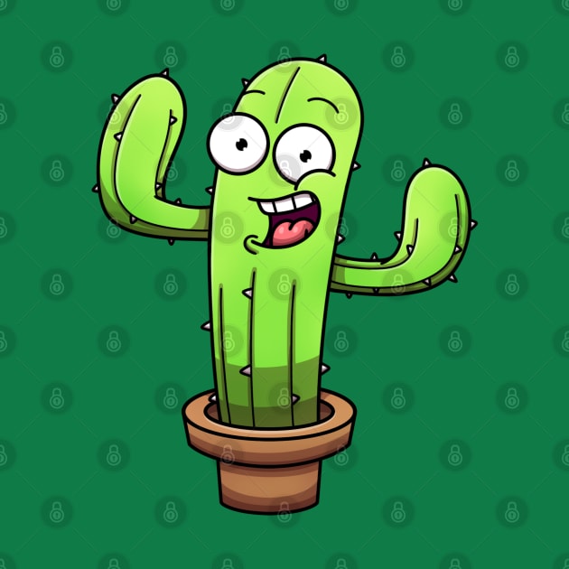 Happy Cute Cactus by TheMaskedTooner