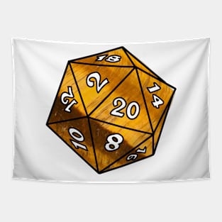 Tigers Eye D20 Dice Tapestry