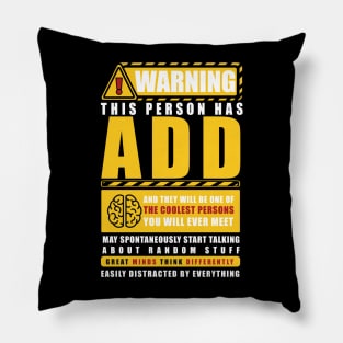 WARNING THIS PERSON HAS ADD Pillow