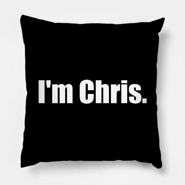 I'm Chris Pillow by J