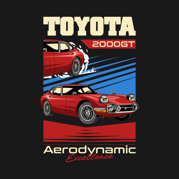 Toyota 2000GT JDM Car by milatees