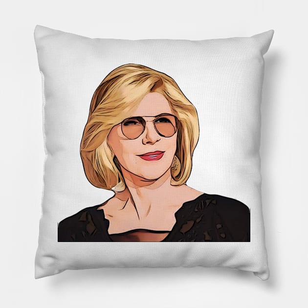 Christine Baranski Sunnies Pillow by baranskini