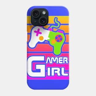 Colorful Gamer Girl Phone Case