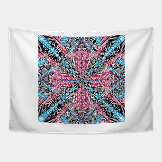 Kaleidoscope Tapestry by lizzyad