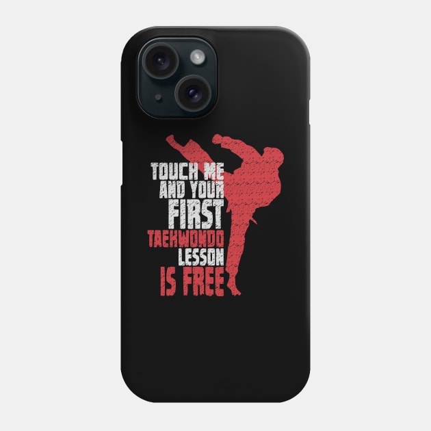 Funny Taekwondo design for Men, Women, Boys and Girls Phone Case by KuTees