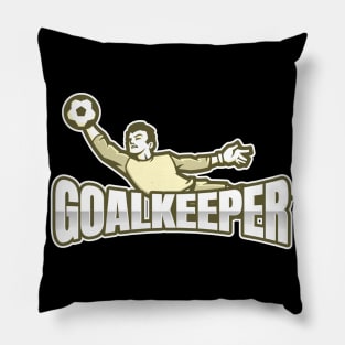 Football goalkeeper - yellow Pillow