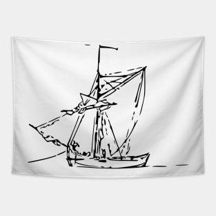 sailboat Tapestry