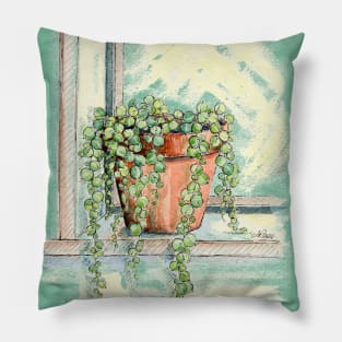 String of Pearls, Still Life Pillow