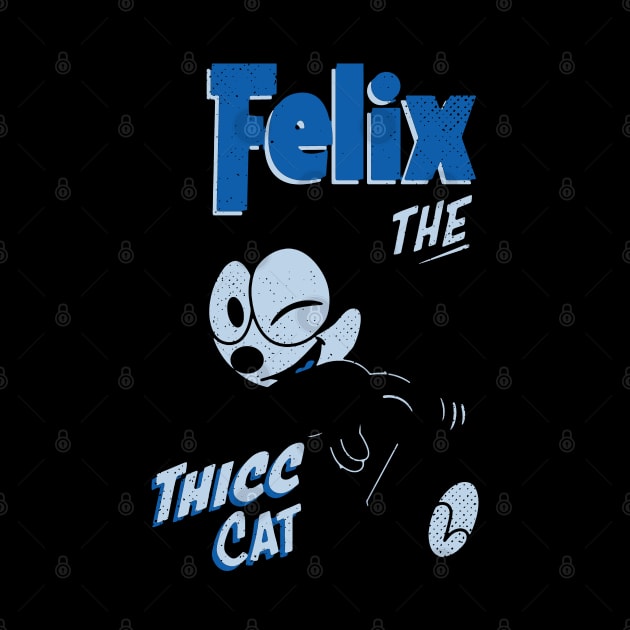 Retro Felix The Thicc Cat by Simbada Darurat