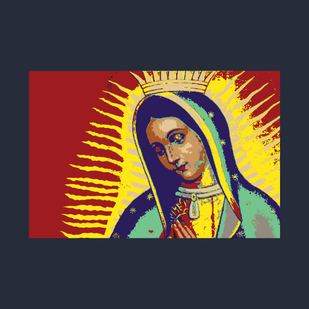 Modern Virgin of Guadalupe by Work for Justice