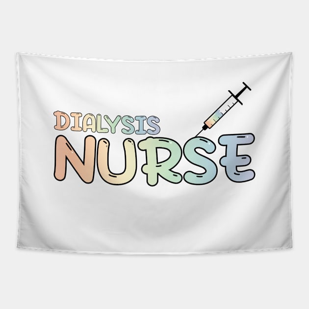 Dialysis Nurse Rainbow Tapestry by MedicineIsHard