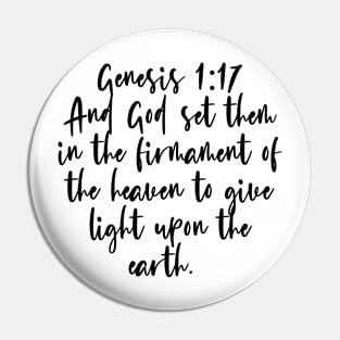 Genesis 1:17 Pin