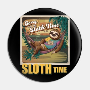 On a Sloth Time Pin