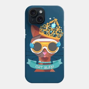 Cat in a Tiara Phone Case