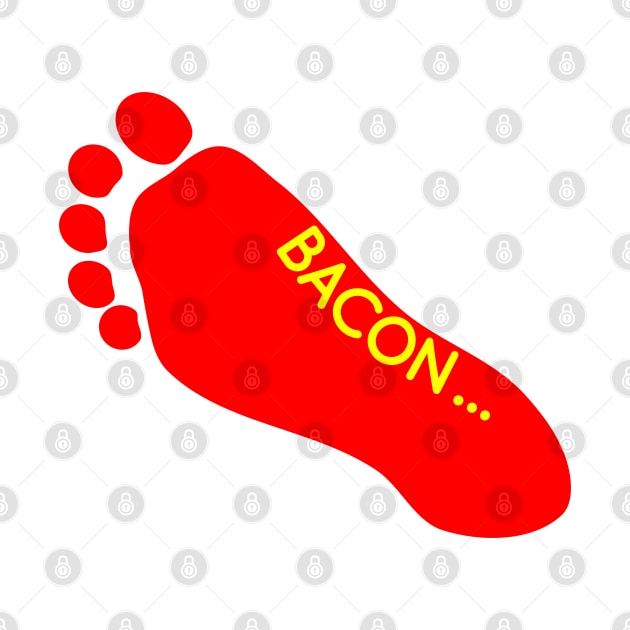 Bacon Foot Tattoo by mailboxdisco