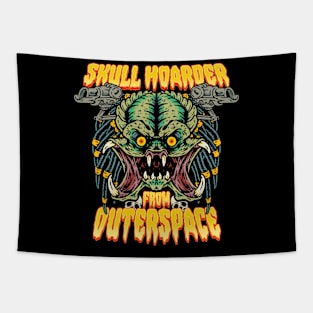 SKULL HOARDER FROM OUTERSPACE Tapestry