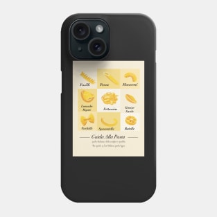 Italian pasta types Phone Case