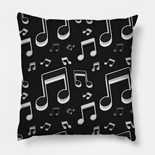 Music Pattern Pillow