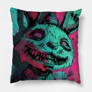 Rabid Manic Rabbit From Nightmares Pillow