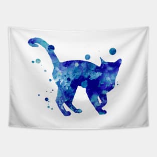 Bombay Cat Watercolor Painting Tapestry