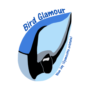 Blue Jay (Large Text) T-Shirt