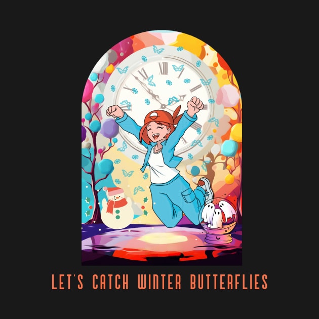 Let's Catch Winter Butterflies - Snow Winter by IllusionMindz