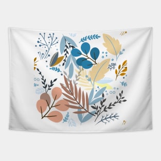 illustration of abstract colored flower Tapestry