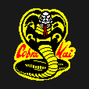 Cobra Kai pixel art logo T-Shirt