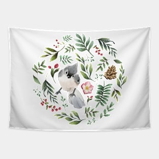 Christmas Birdie Tapestry