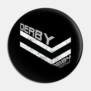 Football Is Everything - Derby County FC 80s Retro Pin