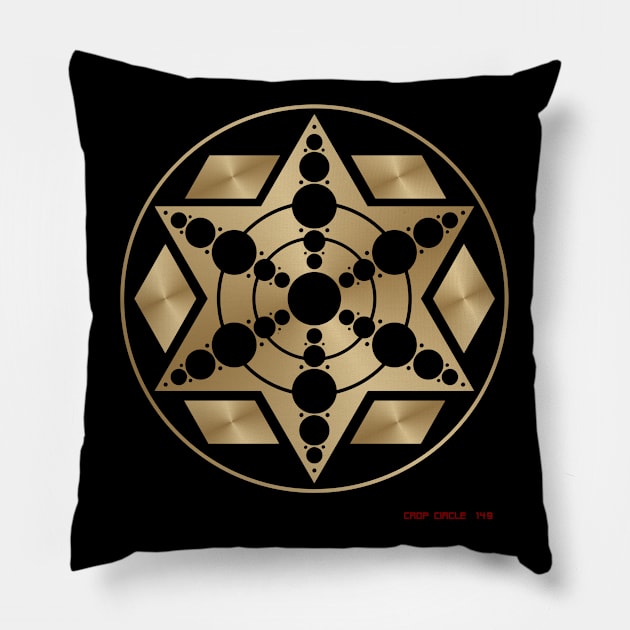 Crop Circle #149 Pillow by MagicEyeOnly