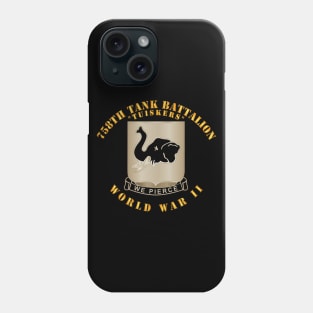 758th Tank Battalion - Tuskers - WWII Phone Case