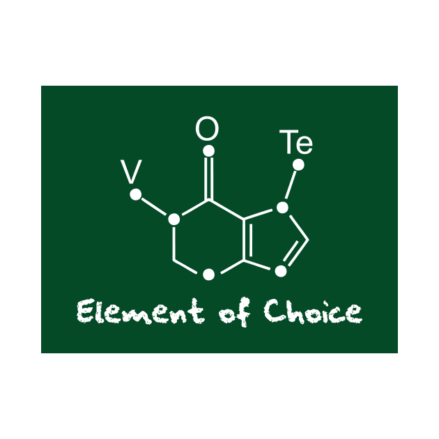 chemical formula of vote by Typography Dose