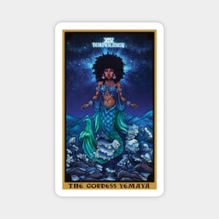 The Goddess Yemaya Temperance Tarot Card Magnet