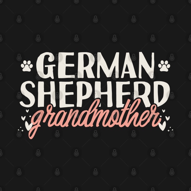 German Shepherd Grandmother Gift by Tesszero